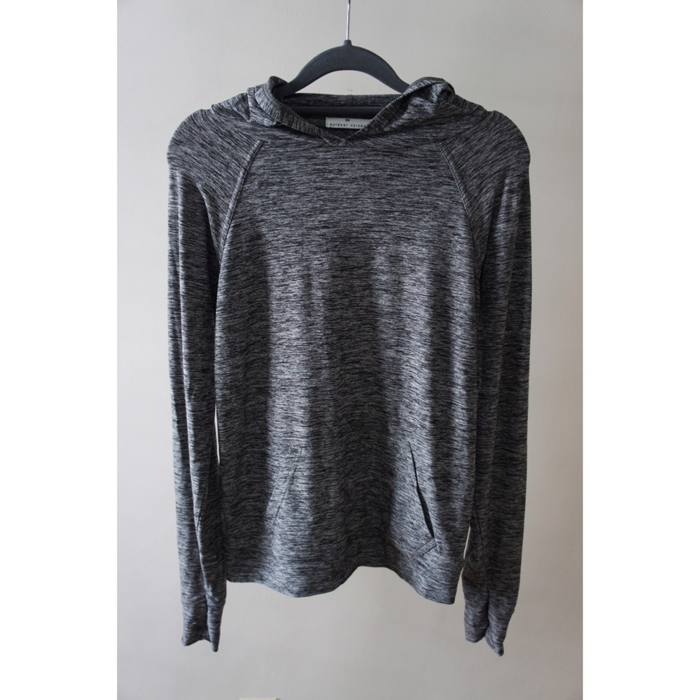 Outdoor Voices Long Sleeve Hoodie Space Gray